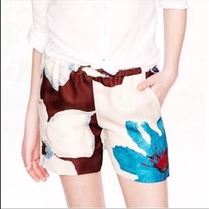 J. Crew Women’s Overblown Floral Silk Shorts 4